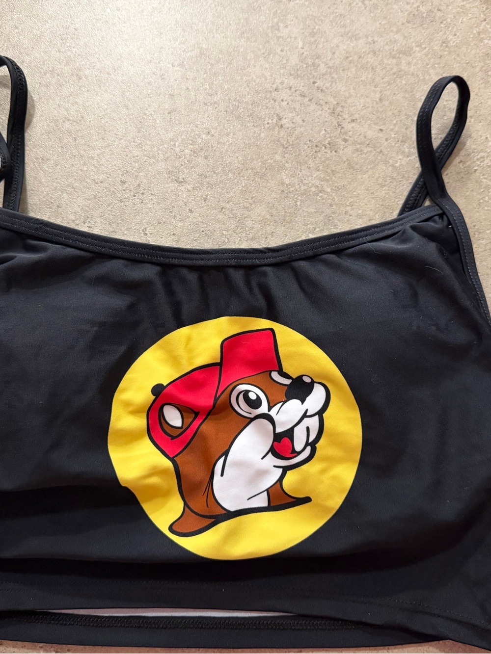 NWT Buc-ee’s Swim Top. Women’s size S.